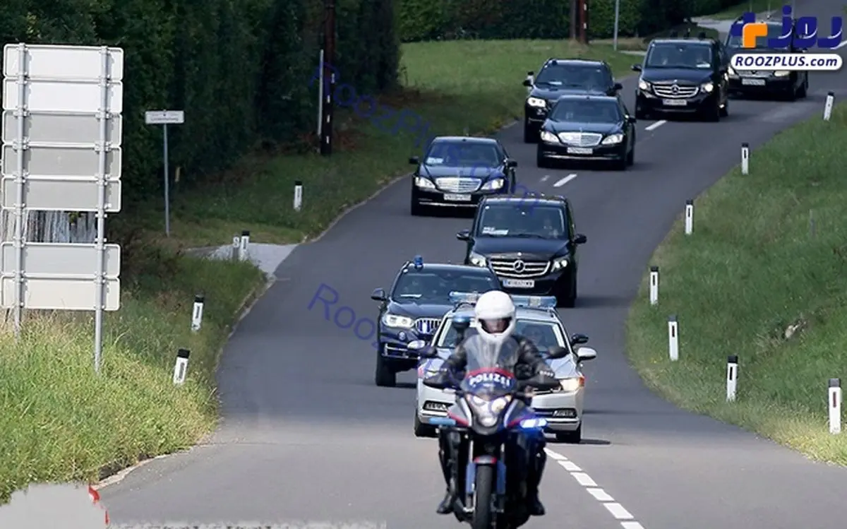 اسکورت پوتین در اتریش+عکس