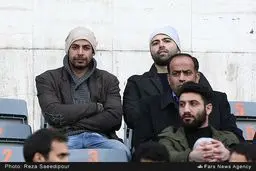 بازیکن دورگه ایرانی، تماشاگر ویژه بازی استقلال/عکس