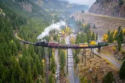 تصاویری از راه آهن حلقه ای جرج تاون ببینید