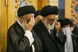 مراسم بزرگداشت آیت‌الله آصف محسنی در قم