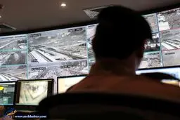 اتاق کنترل امنیتی منا/عکس