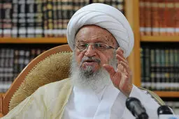 کنایه آیت الله مکارم به روحانی: مراقب حضور خود در مجالس خاص باشید، عکس و فیلم آن در فضای مجازی منتشر می‌شود!