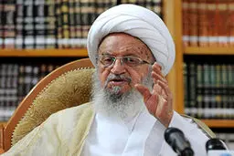 کنایه آیت الله مکارم به روحانی: مراقب حضور خود در مجالس خاص باشید، عکس و فیلم آن در فضای مجازی منتشر می‌شود!