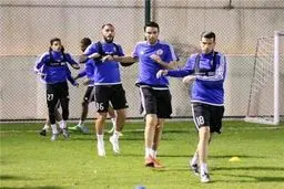 تصویری از اولین تمرین جواد نکونام با تیم جدیدش