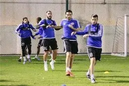 تصویری از اولین تمرین جواد نکونام با تیم جدیدش