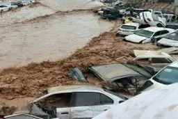 عکس/عمق فاجعه شیراز این‌جا بود؛ خطر هنوز هست