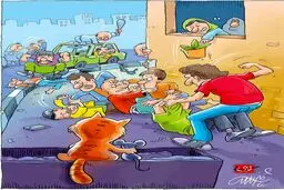 اینم دومین عامل مرگ و میر ایرانی‌ها!/کاریکاتور