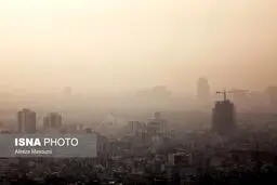 وضعیت هوای مشهد اینگونه قرمز شد/تصاویر