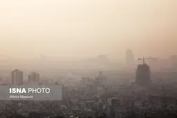 وضعیت هوای مشهد اینگونه قرمز شد/تصاویر