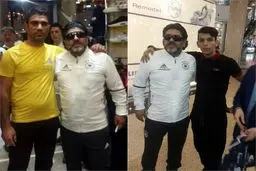 ماجرای حضور مارادونا در قشم! + عکس