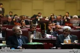 لاریجانی و عارف در یک قاب/ عکس