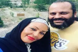 تصویری از زیبا بروفه و همسرش