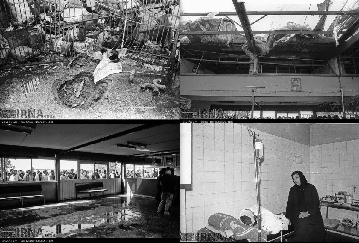 28 شهریور 1364؛ انفجار بمب در ترمینال آزادی تهران/عکس