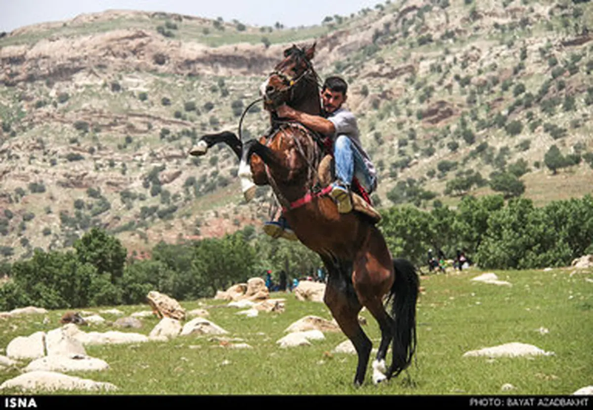 جشنواره بازی‌های بومی در لستان/ تصاویر