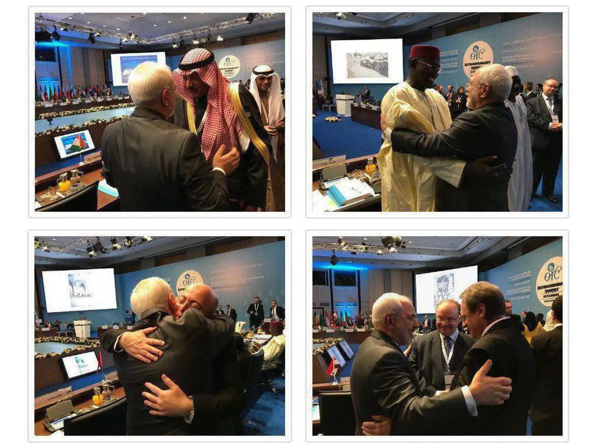 دیدارهای ظریف با همتایان خود در نشست استانبول/ عکس