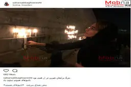 شام غریبان سحر صباغ سرشت در سوئد! / عکس