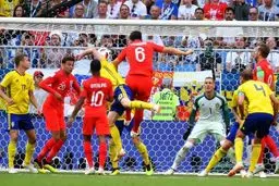 صعود انگلیس به نیمه نهایی با پیروزی مقابل سوئد غول‌کش + عکس