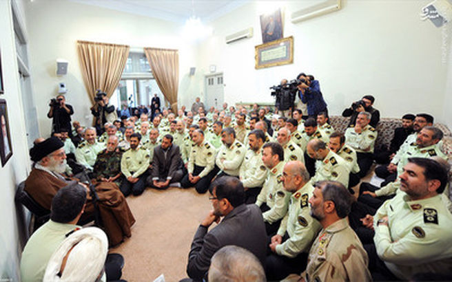 دیدار جمعی از فرماندهان ناجا با رهبر انقلاب/تصاویر