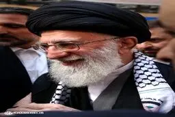 چفیه فلسطینی بر دوش رهبر انقلاب/عکس