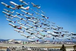 عکس های دیدنی و جالب ترافیک هوایی فرودگاه های جهان