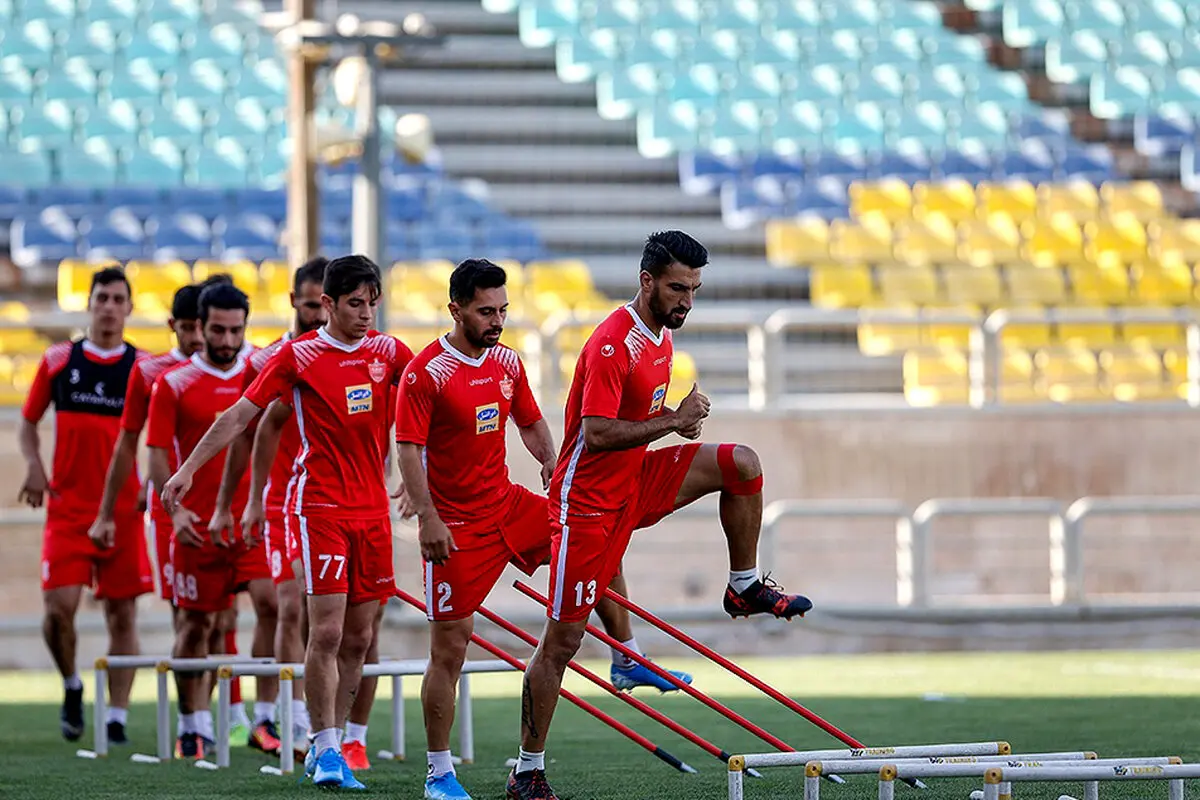 تمرین تیم فوتبال پرسپولیس