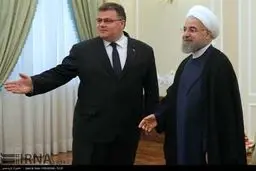 دیدار وزیر خارجه لیتوانی با حسن روحانی/ تصاویر
