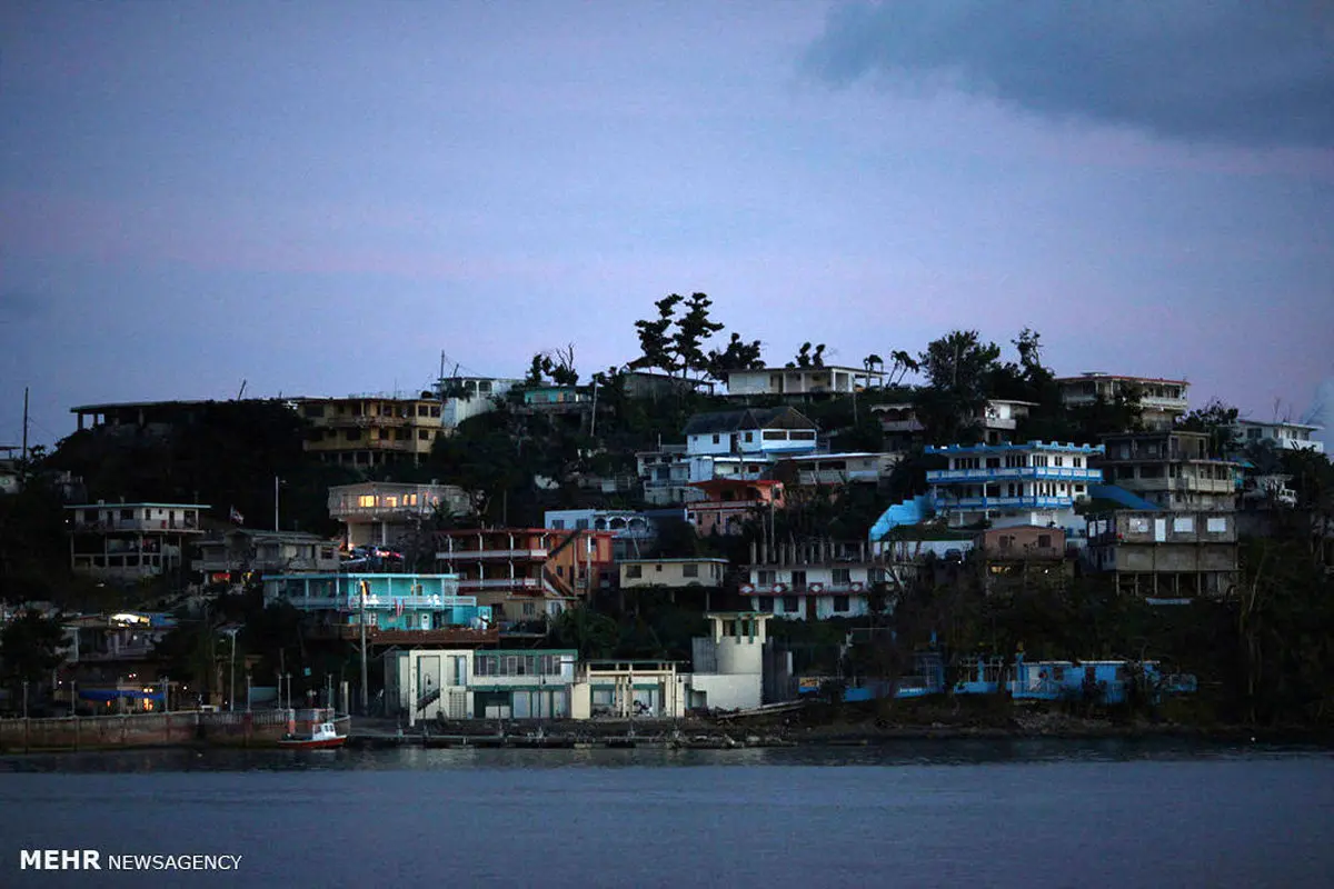 ۴ ماه بی برقی در پورتوریکو/تصاویر