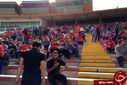 هوادارن تراکتور از هم اکنون در یادگار + عکس