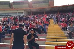 هوادارن تراکتور از هم اکنون در یادگار + عکس