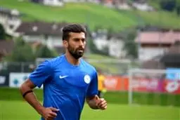 رامین رضاییان آبی پوش شد/تصاویر