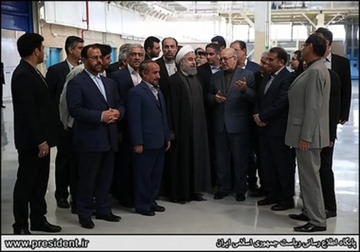 افتتاح چند طرح و پروژه عمرانی خدماتی در سمنان با حضور روحانی/تصاویر