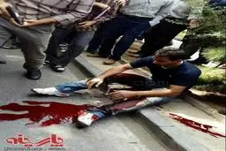 عکس:تیراندازی به کیف قاپ/نارمک تهران