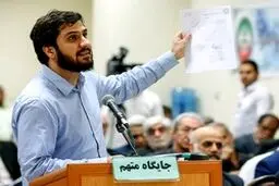 احسان دلاویز متهم ردیف دوم: هادی رضوی فردی تندخو و عصبی مزاج است/خواهرزاده و برادرزاده هیچ مسئولی نیستم/برای نظام می‌میرم!