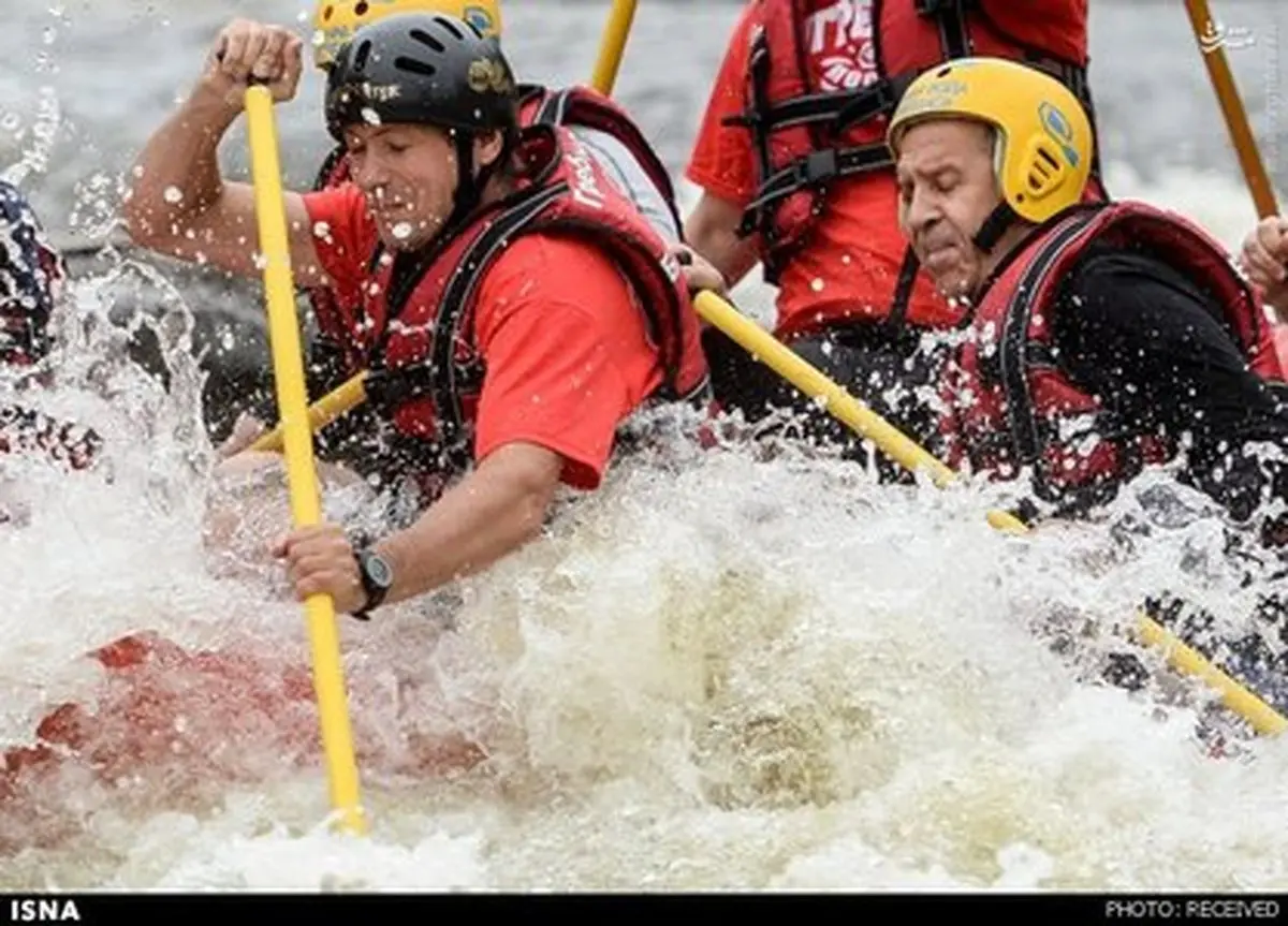 تفریح خطرناک وزیر خارجه روسیه/تصاویر