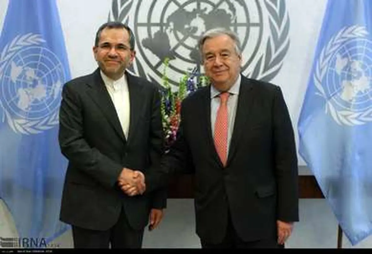 تصاویر: تقدیم استوارنامه تخت روانچی به دبیر کل سازمان ملل