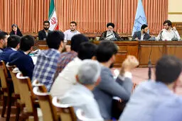 تصاویر/ دیدار نمایندگان تشکل‌های مختلف دانشجویی با رئیس قوه قضاییه