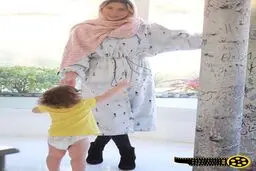 عکس / فریبا نادری و دخترش