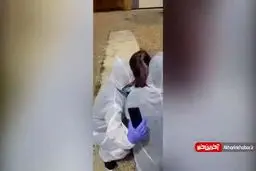 بلایی که کرونا سر این زوج پرستار آورد + ویدئو