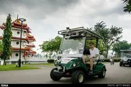 تاکسی بدون راننده در سنگاپور /عکس