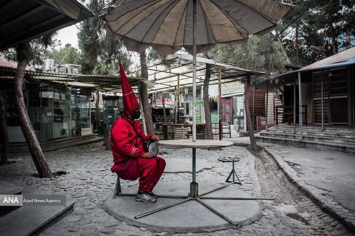 کرونا حاجی فیروز را هم غصه دار کرد + عکس