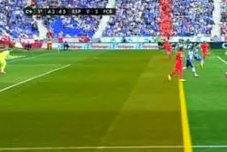 گل مشکوک به آفساید لئو مسی (عکس)