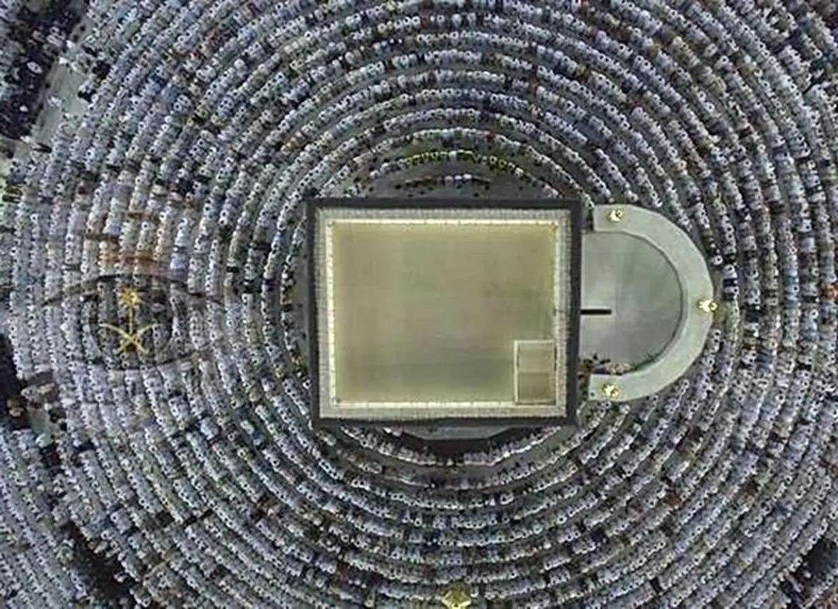 عکسی متفاوت از کعبه
