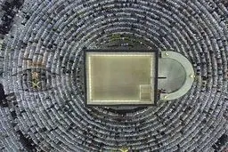 عکسی متفاوت از کعبه