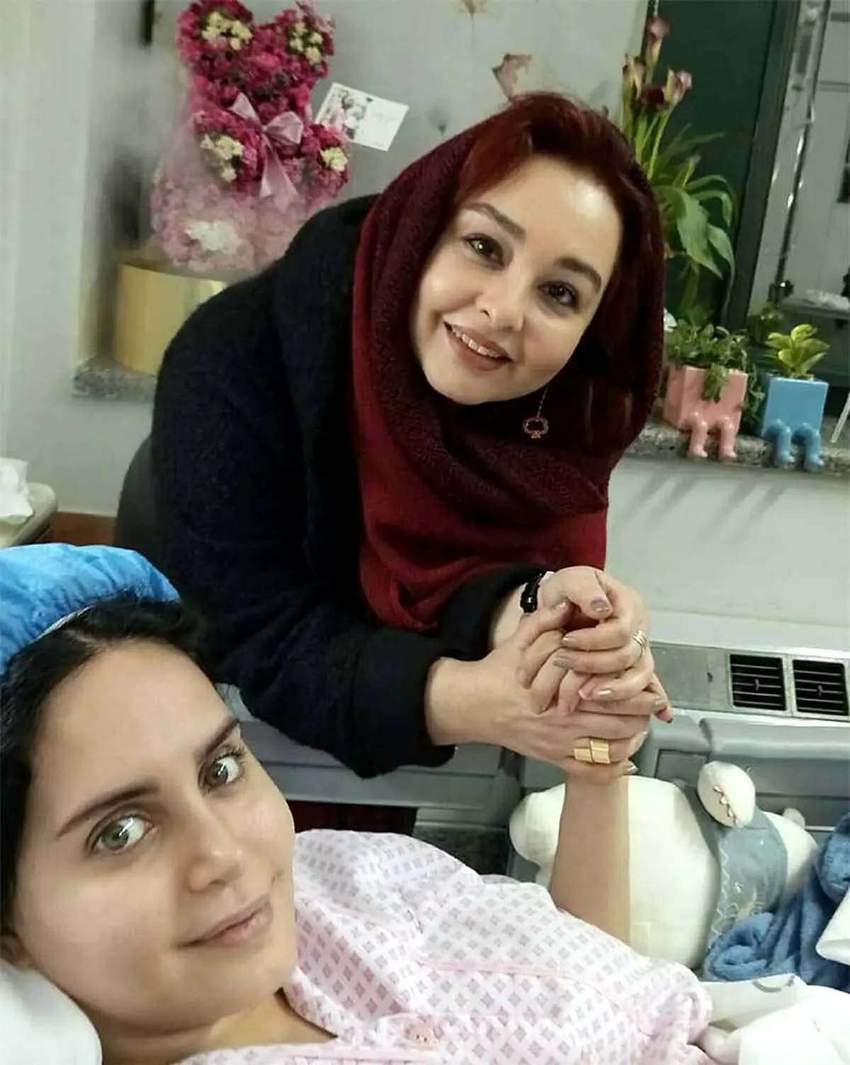 جدیدترین تصویر از الناز شاکردوست روی تخت بیمارستان