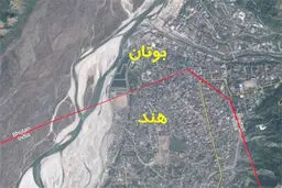 تفاوت جالب هند و بوتان در یک شهر مرزی /عکس