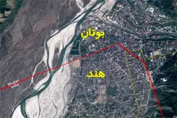 تفاوت جالب هند و بوتان در یک شهر مرزی /عکس