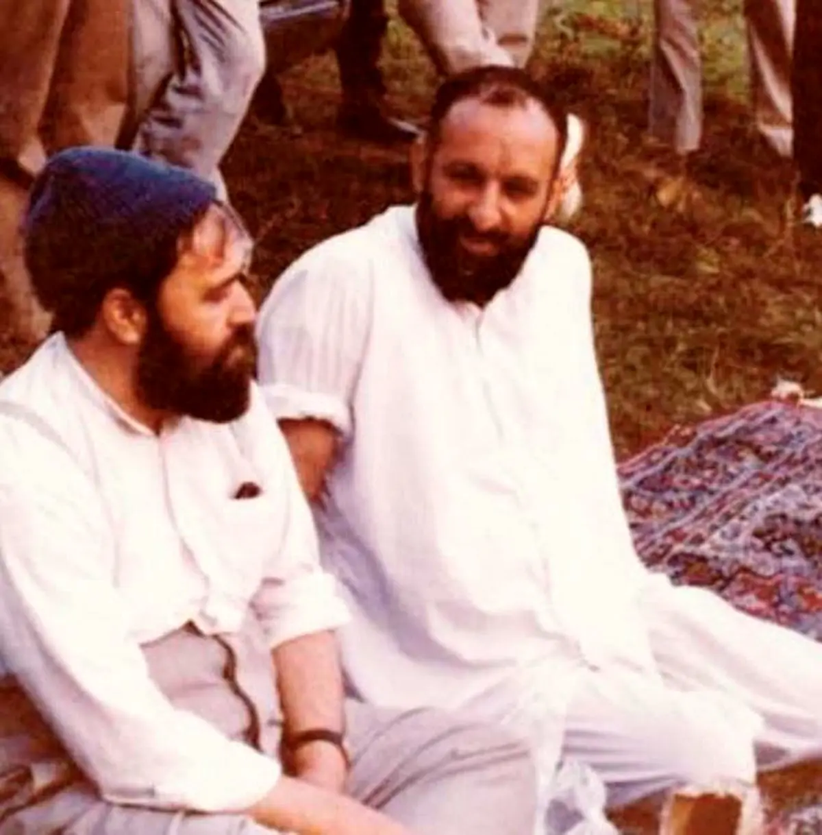 عكس ديده نشده‌ى مرحوم يادگار امام همراه آيت الله نورمفيدى