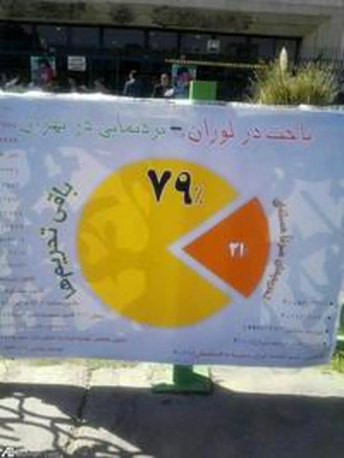 تجمع چند دلواپس مقابل مجلس/عکس