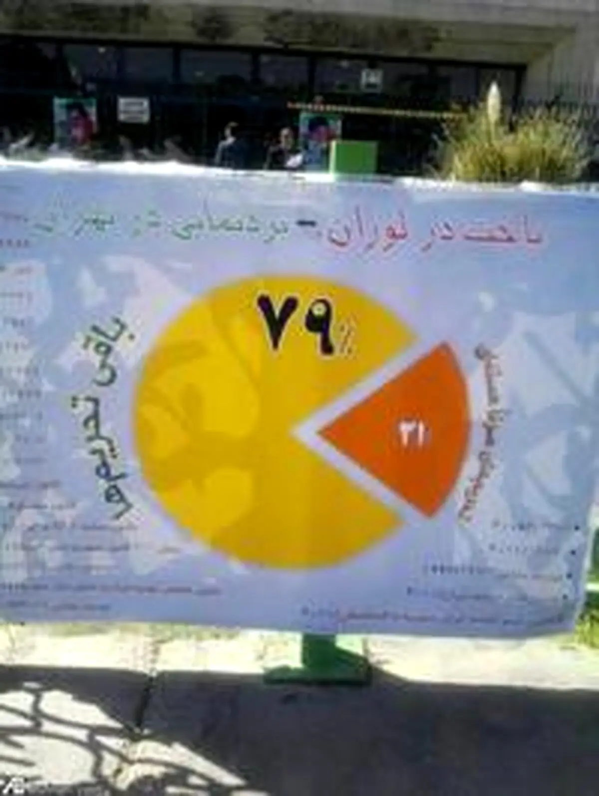 تجمع چند دلواپس مقابل مجلس/عکس