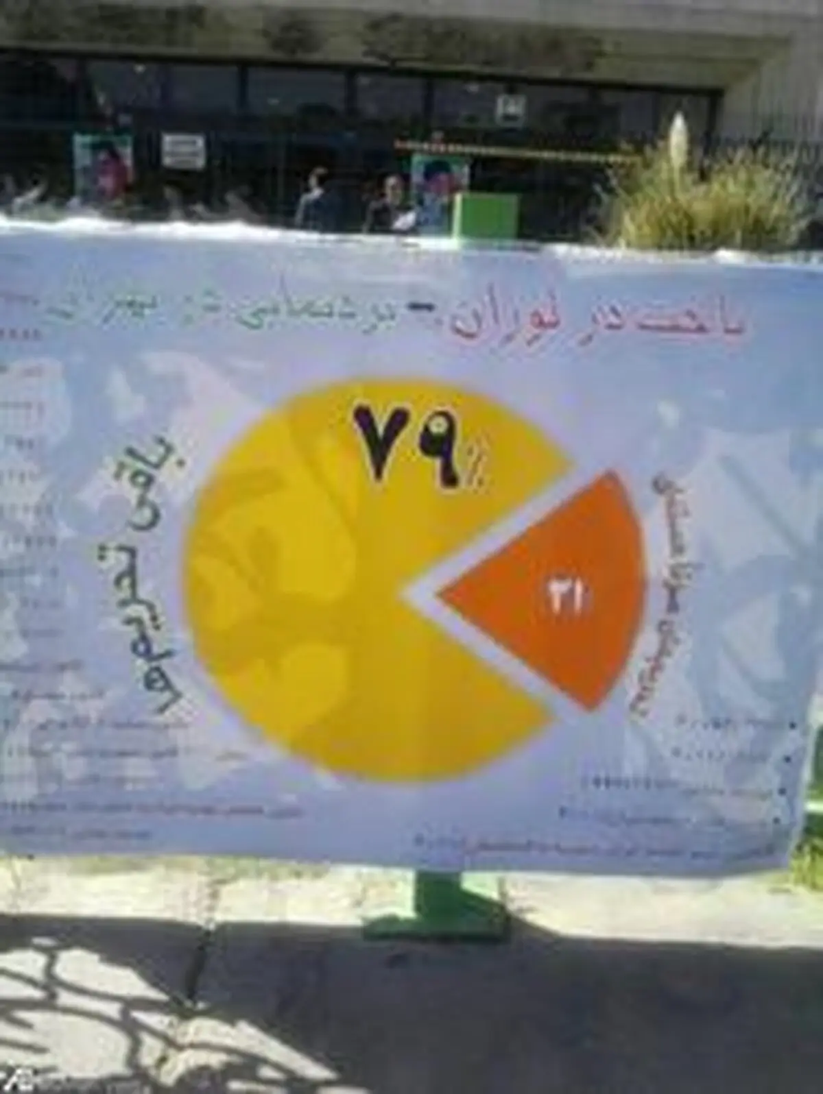 تجمع چند دلواپس مقابل مجلس/عکس